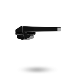 WEDGELESS WINDOW FASTENER SUB-FIX HIGH PROFILE 6MM BASE RH BLACK