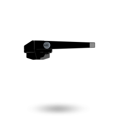 WEDGELESS DLXE WINDOW FASTENER LOCKING SUB-FIX 6MM RH BLACK