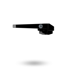 WEDGELESS DLXE WINDOW FASTENER LOCKING SUB-FIX 6MM LH BLACK