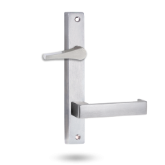 INT SQ END PLATE - ACCESSIBLE TURN AND LEVER 111 SATIN CHROME