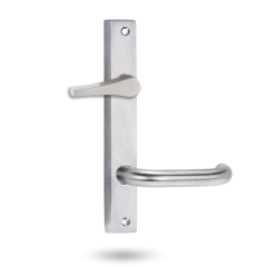 INT SQ END PLATE - ACCESSIBLE TURN AND LEVER 70 SATIN CHROME