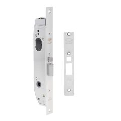 4782EL 12-24VDC ELECTRIC MORTICE PRIMARY LOCK BOTH FACE PLATES 25.4MM BACKSET STAINLESS STEEL
