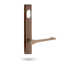 EXT SQ END PLATE - CYLINDER AND LEVER 145 OIL RUBBED BRONZE