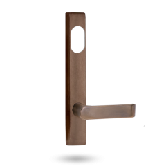 EXT SQ END PLATE - CYLINDER AND LEVER 59 OIL RUBBED BRONZE