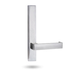 EXT SQ END PLATE - LEVER 111 ONLY SATIN CHROME