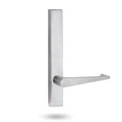 EXT SQ END PLATE - LEVER 133 ONLY SATIN CHROME