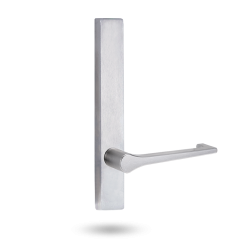 EXT SQ END PLATE - LEVER 145 ONLY SATIN CHROME