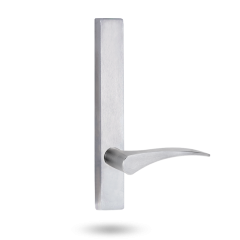EXT SQ END PLATE - LEVER 153 ONLY SATIN CHROME