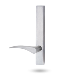 EXT SQ END PLATE - LEVER 153 ONLY SATIN CHROME