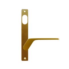 INT SQ END PLATE - CYLINDER AND LEVER 41 POLISHED BRASS