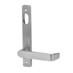 INT SQ END PLATE - CYLINDER AND LEVER 59 SATIN CHROME