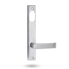 INT SQ END PLATE - CYLINDER AND LEVER 59 BRIGHT CHROME