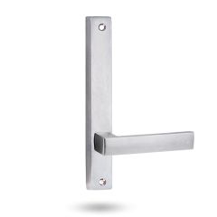 INT SQ END PLATE - LEVER 101 ONLY SATIN CHROME