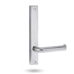 INT SQ END PLATE - LEVER 102 ONLY SATIN CHROME