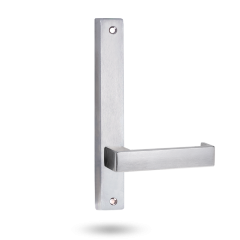 INT SQ END PLATE - LEVER 111 ONLY SATIN CHROME