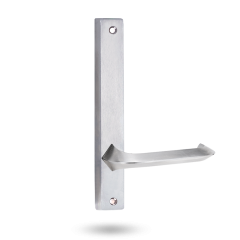 INT SQ END PLATE - LEVER 116 ONLY SATIN CHROME