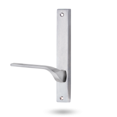 INT SQ END PLATE - LEVER 122 ONLY SATIN CHROME