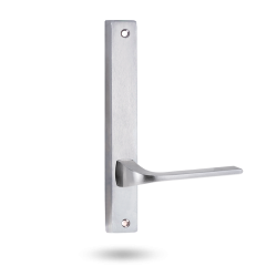 INT SQ END PLATE - LEVER 123 ONLY SATIN CHROME