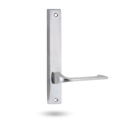 INT SQ END PLATE - LEVER 123 ONLY SATIN CHROME