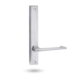 INT SQ END PLATE - LEVER 132 ONLY SATIN CHROME