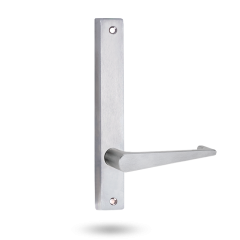 INT SQ END PLATE - LEVER 133 ONLY SATIN CHROME