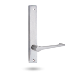INT SQ END PLATE - LEVER 145 ONLY SATIN CHROME
