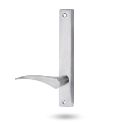 INT SQ END PLATE - LEVER 153 ONLY SATIN CHROME