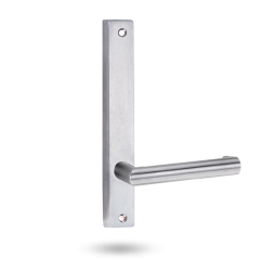 INT SQ END PLATE - LEVER 155 ONLY SATIN CHROME