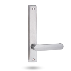 INT SQ END PLATE - LEVER 166 ONLY SATIN CHROME