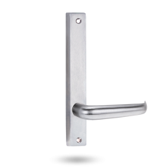 INT SQ END PLATE - LEVER 180 ONLY SATIN CHROME