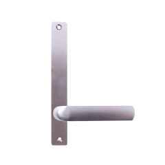 INT SQ END PLATE - LEVER 77 ONLY SATIN CHROME