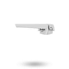 ARIA WEDGELESS WINDOW FASTENER FACE FIX LOW PROFILE 6MM FLAP LH SATIN CHROME