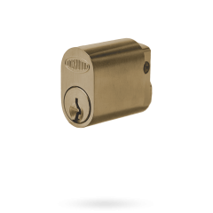 LOCKWOOD C4 570 AUSTRALIAN OVAL CYLINDER WITH X CAM 5KD AGED BRASS