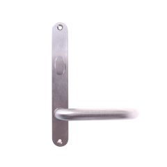 INT RND END PLATE - STD OVAL TURN AND LEVER 70 SATIN CHROME
