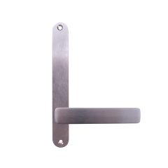 5905 ROUND END PLATE WITH 76 LEVER SATIN CHROME
