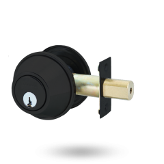 SYMMETRY DEADBOLT DOUBLE CYLINDER TP BLACK