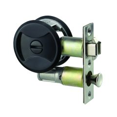 SYMMETRY CAVITY SLIDER DOOR SET - PRIVACY MATT BLACK