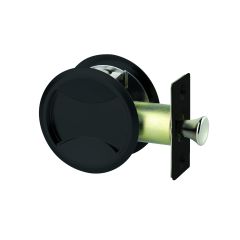NERO CAVITY SLIDER DOOR SET - PASSAGE MATT BLACK
