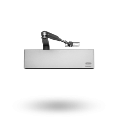 DOOR CLOSER SIZE 1-4 STD ARM BACKCHECK DELAYED ACTION SILVER