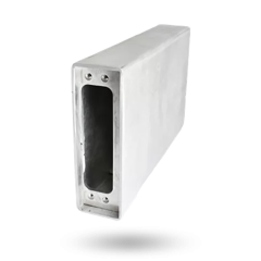 DD TECH SURECLOSE CONCEALFIT CLOSER WELD BOX - ALUMINIUM GATESIDE