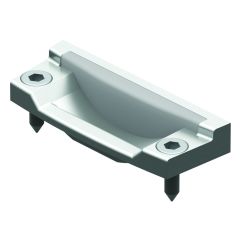 RECESSED SASH FASTENER STRIKE SATIN CHROME