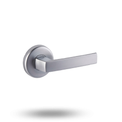 VELOCITY STD 63MM RND ROSE PASSAGE SET - MALTA SATIN CHROME PEARL