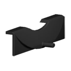 WEDGE STD 1 PIN WEDGE BLACK