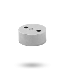 A290 HALF MOON DOOR STOP - PACKER SATIN CHROME