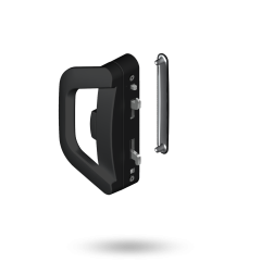 ALBANY ENDEAVOUR D HDL WITH COVER PLATE - SNIB ONLY BLACK