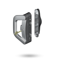 ALBANY ENDEAVOUR D HDL WITH SLIM PULL - SNIB WITH INT 5PIN CYL