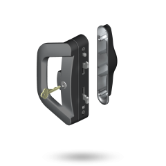 ALBANY ENDEAVOUR D HDL WITH SLIM PULL - SNIB WITH INT 5PIN CYL