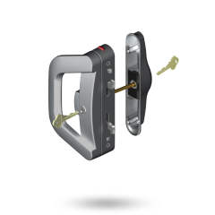 ALBANY ENDEAVOUR D HDL WITH SLIM PULL - SNIB WITH 5PIN DEADLOCK DBL CYL