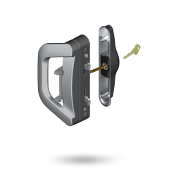 ALBANY ENDEAVOUR D HNDL WITH SLIM PULL - DISABILITY SNIB WITH EXT 5PIN CYL