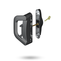 ALBANY ENDEAVOUR D HNDL WITH SLIM PULL - DISABILITY SNIB WITH EXT 5PIN CYL